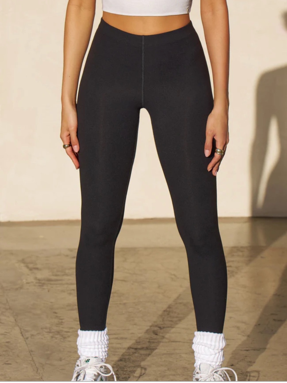 Joah Brown Black High-Rise Leggings